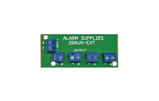 4-way Power Supply Protection Board - 12VDC, 0.5Amp PTC