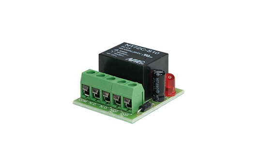 12Volt AC/DC Relay Board with Status Indicator LED - Relay type SPDT with COM, NO & NC termination