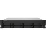 QNAP 8-Bay Quad-Core 17 GHZ Rackmount NAS with 250W PSU 4GB DDR4 UDIMM RAM SATA 6GBPS 2x 10GBE SFP+ LAN 2x 1GBE LAN