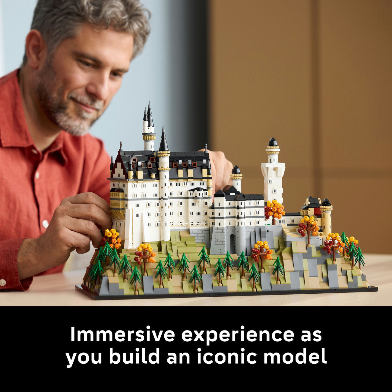 LEGO® Architecture Neuschwanstein Castle Collectible Model Kit for Adults 21063