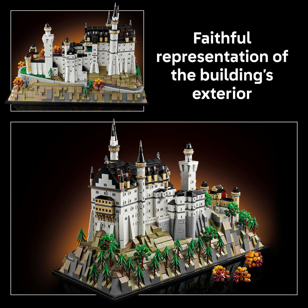LEGO® Architecture Neuschwanstein Castle Collectible Model Kit for Adults 21063