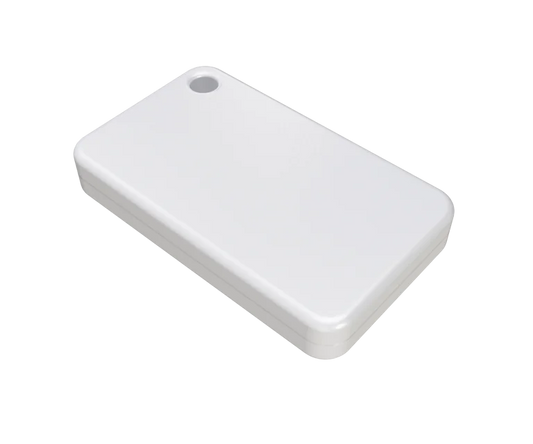 MikroTik Indoor BLE 5.2 tag with built-in accelerometer for KNOT or other IoT asset-tracking/telemetry setups, iBeacon, Eddystone, MikroTik telemetry support, magnet activation, contains LiMnO2 battery