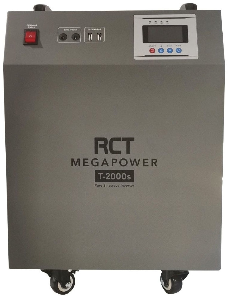 RCT MEGAPOWER 2KVA/2000W UPS INVERTER TROLLEY WITHOUT BATTERIES (Warranty Electronics- 1 year)