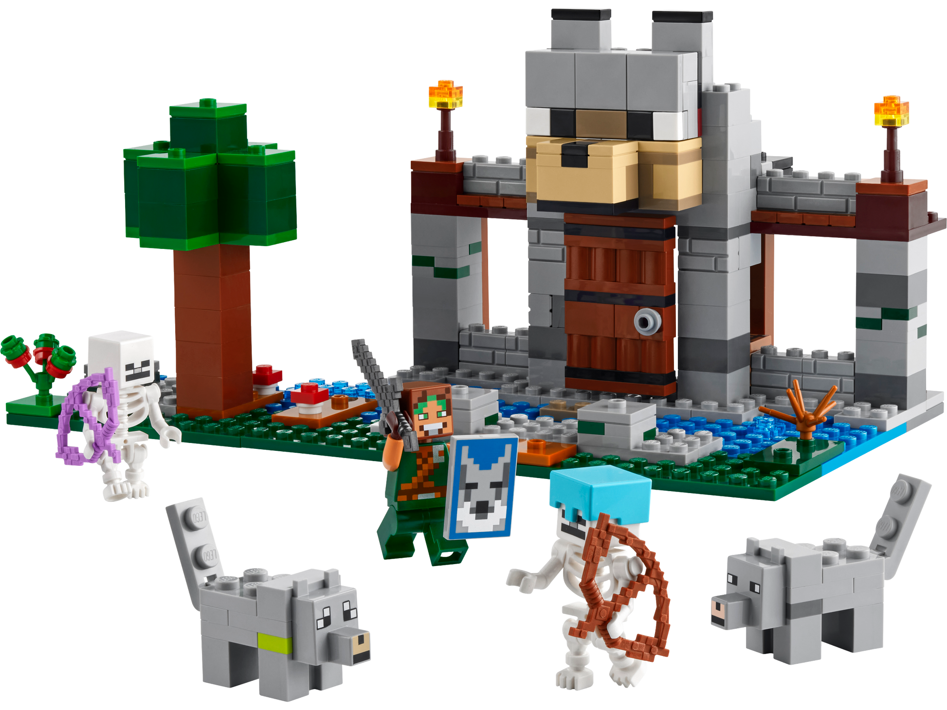 LEGO The Wolf Stronghold V30 — Set 21261