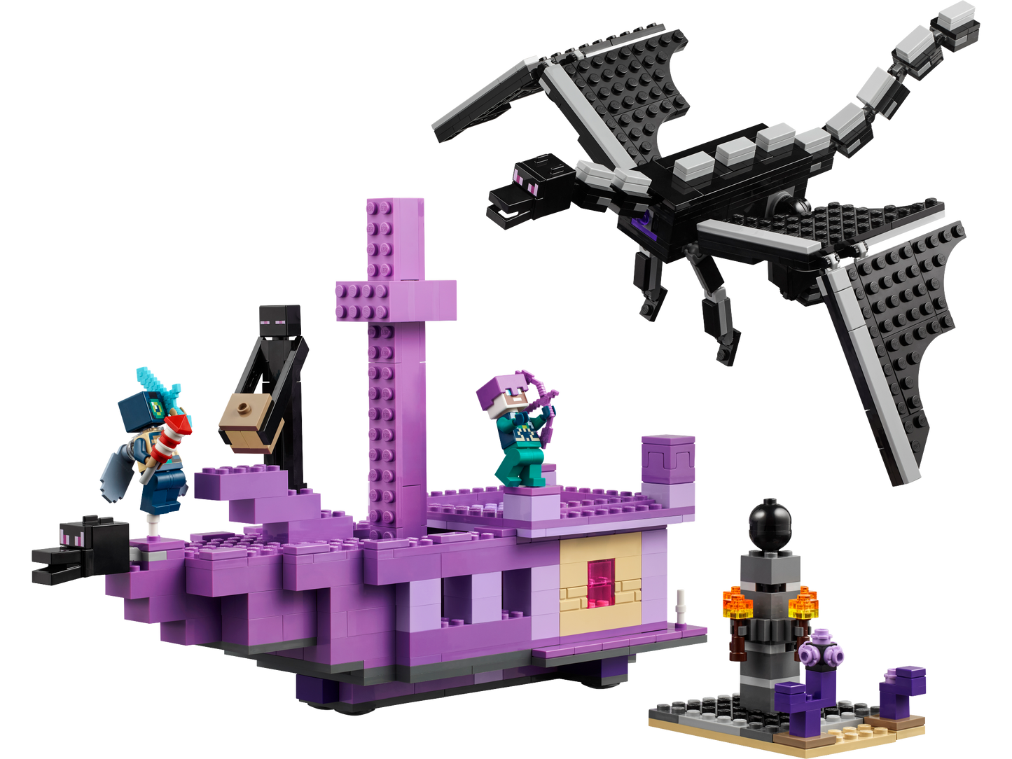 LEGO The Ender Dragon And End Ship V30 — Set 21264