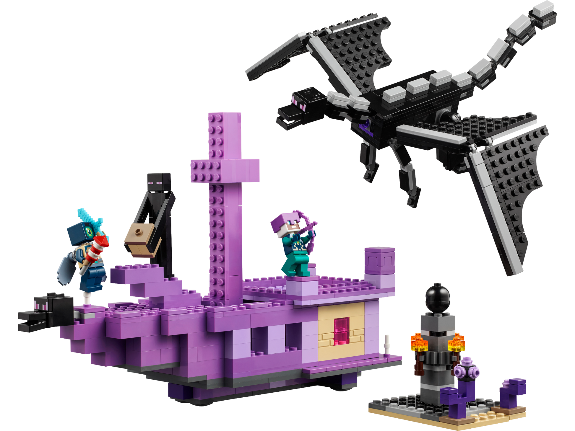 LEGO The Ender Dragon And End Ship V30 — Set 21264
