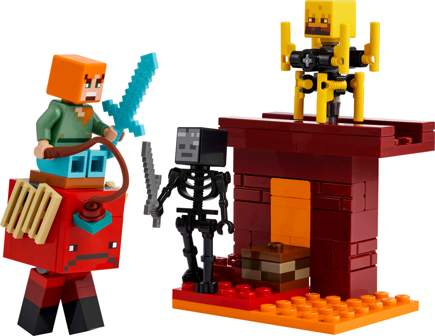LEGO The Nether Lava Battle — Set 21266
