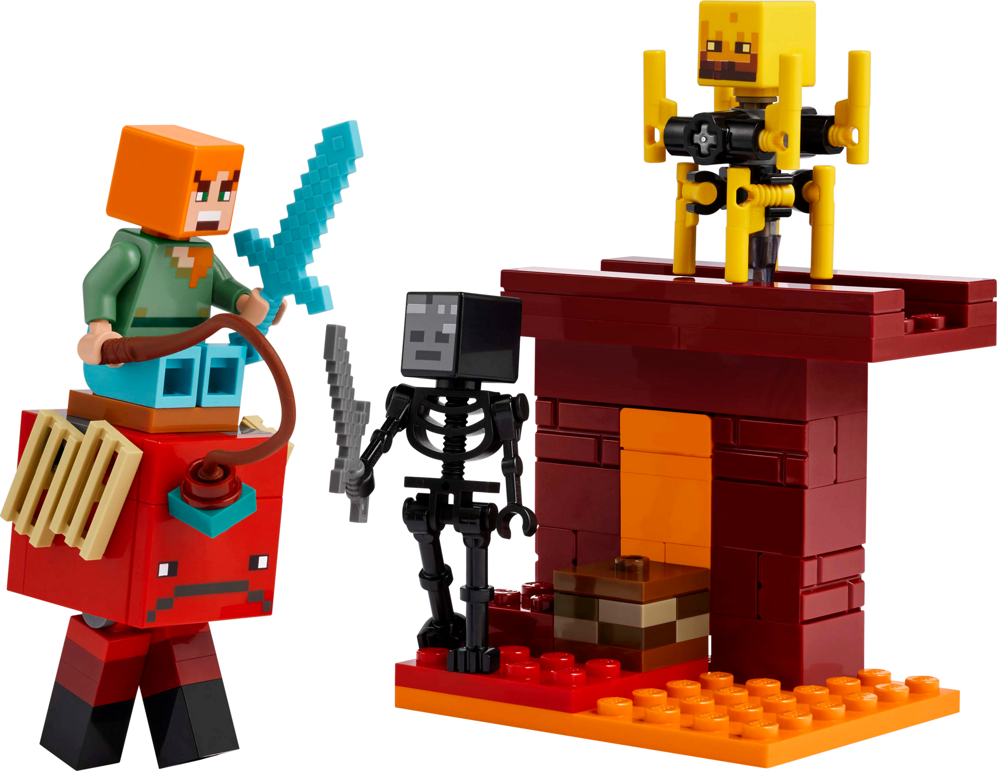 LEGO The Nether Lava Battle — Set 21266