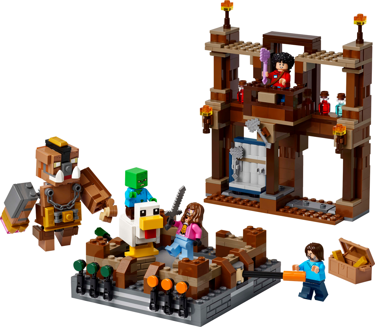 LEGO Woodland Mansion Fighting Ring — Set 21272