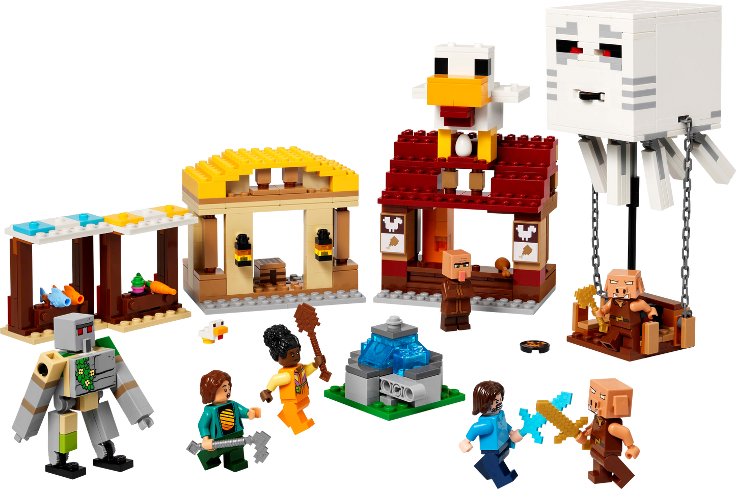 LEGO The Ghast Balloon Village Attack — Set 21273