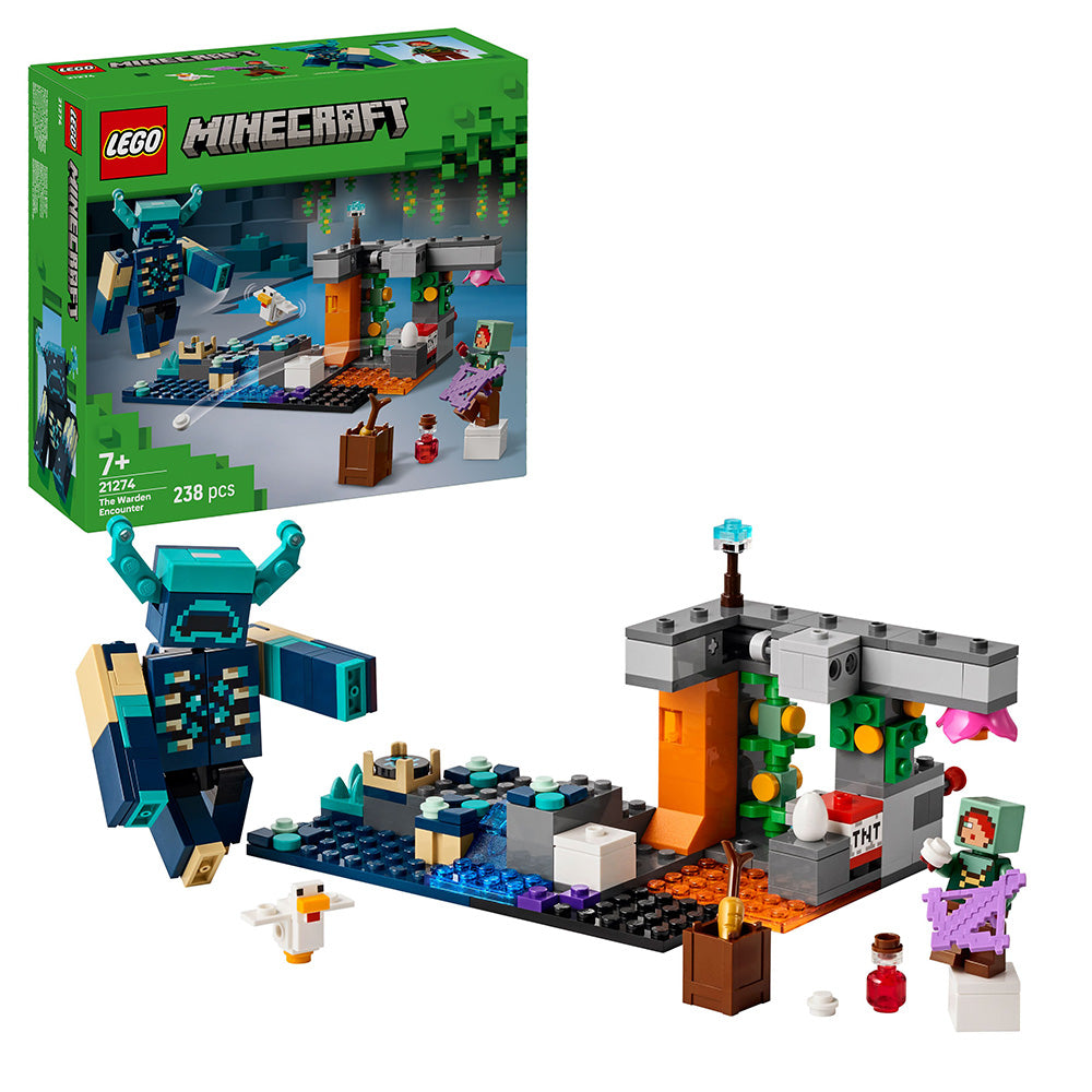 LEGO® Minecraft® The Warden Encounter Collectible Video Game Merch 21274