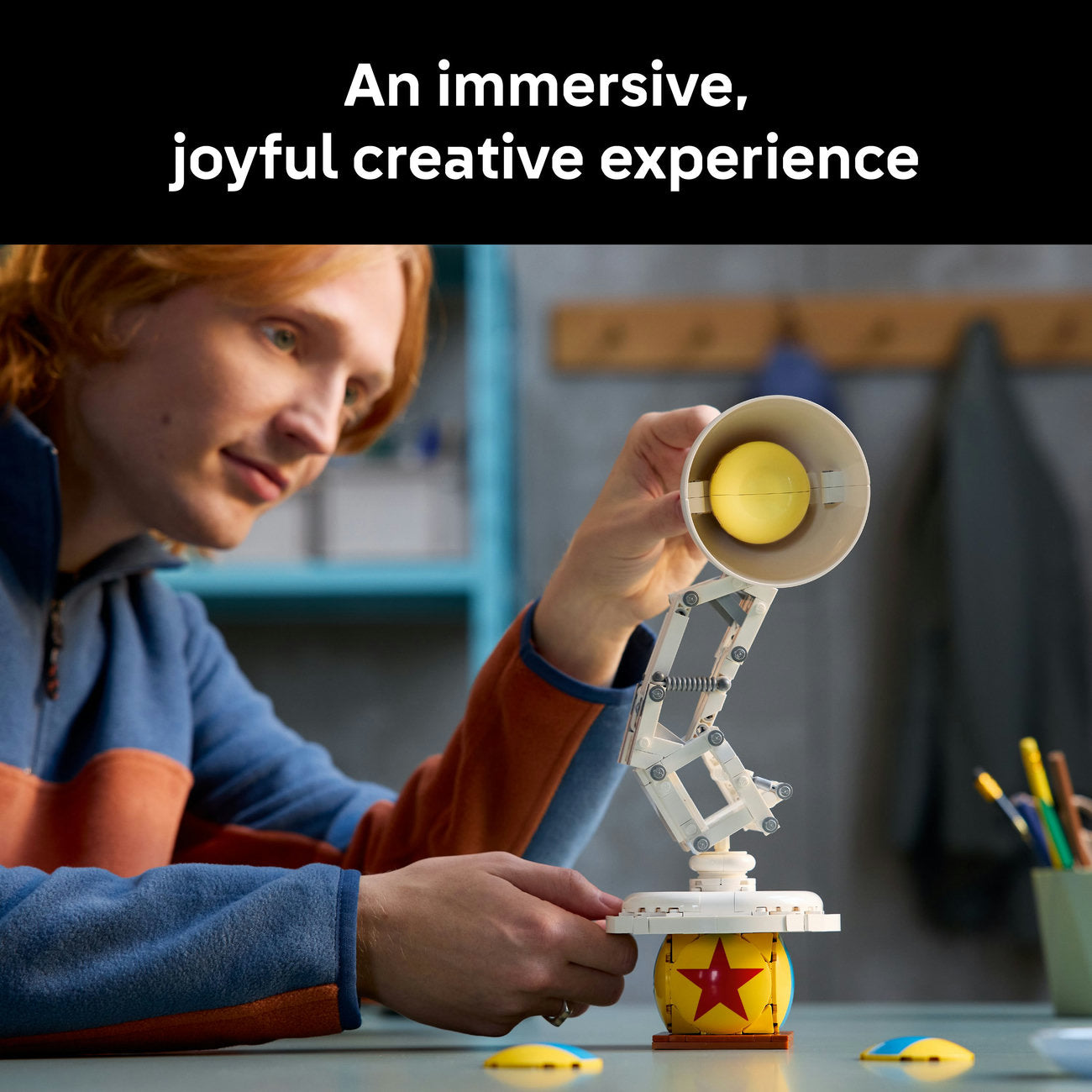 LEGO® Ideas | Disney Pixar Luxo Jr. Buildable Display Model 21357