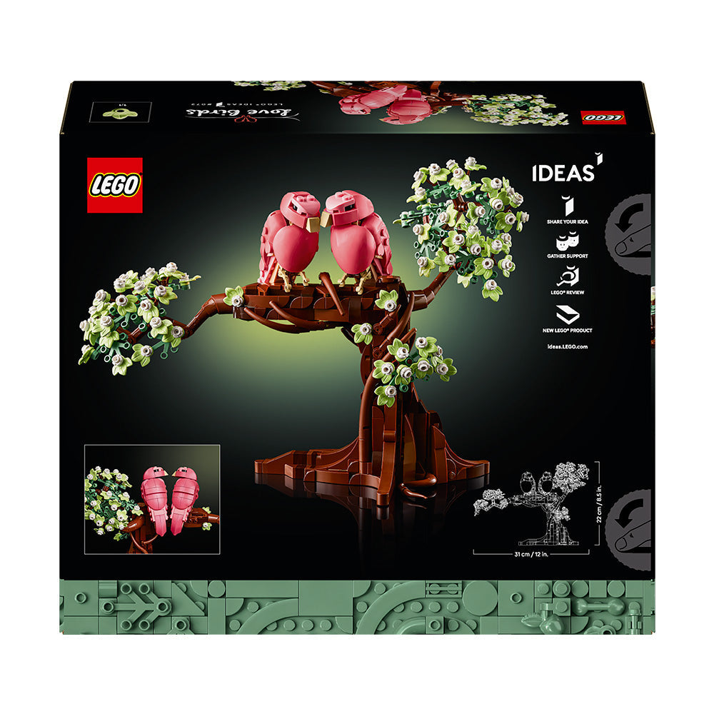 LEGO® Ideas Love Birds Building Set - Bird Decor 21365