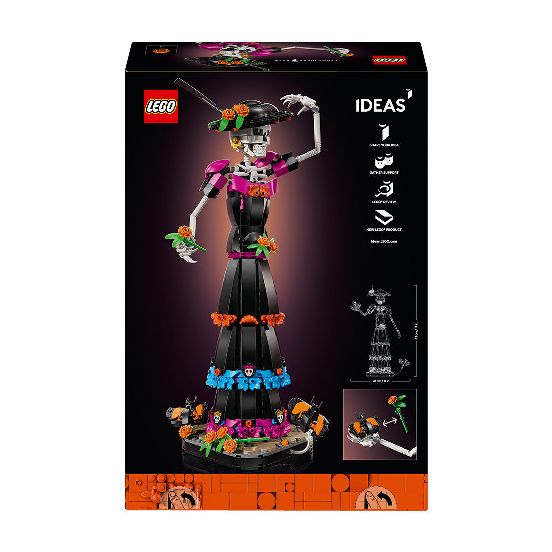 LEGO® Ideas La Catrina Figurine Building Set 21372