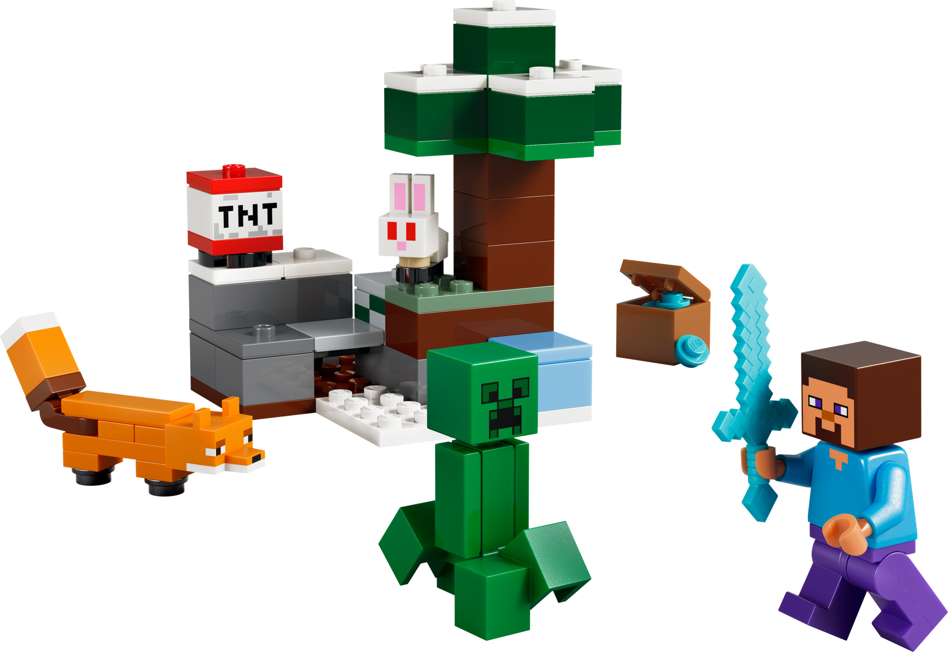 LEGO Steve's Taiga Adventure — Set 21583