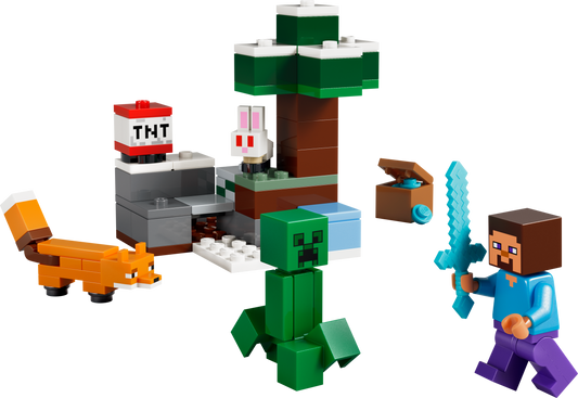 LEGO Steve's Taiga Adventure — Set 21583