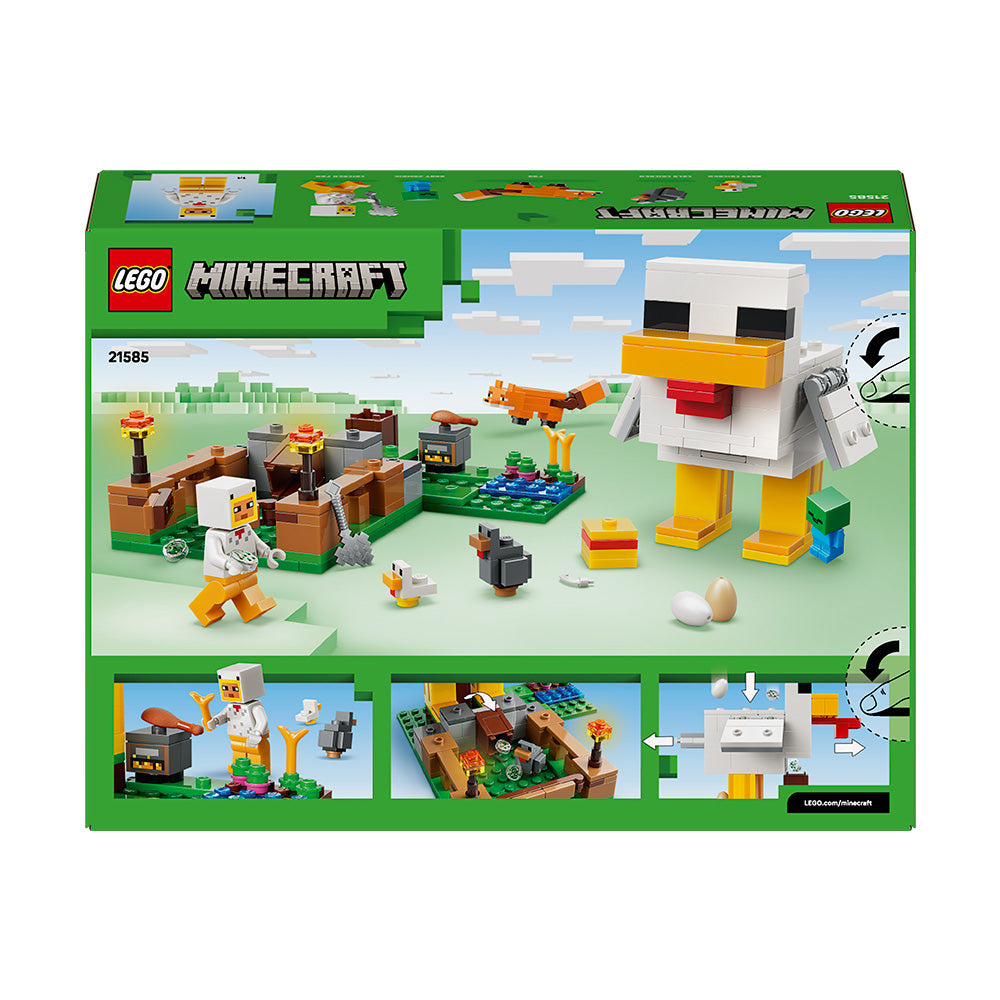 LEGO® Minecraft® Chicken Farm - Gaming Building Toy 21585