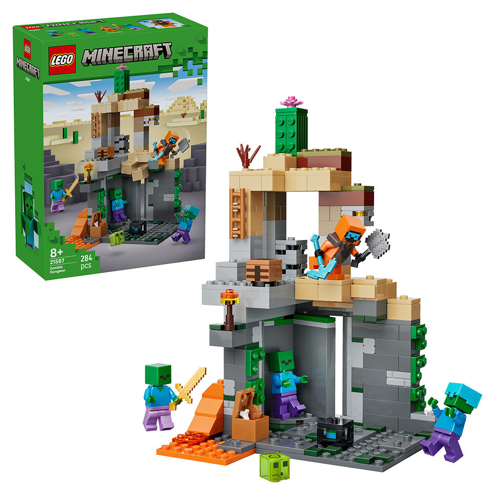 LEGO® Minecraft® Zombie Dungeon Gaming Building Toy 21587