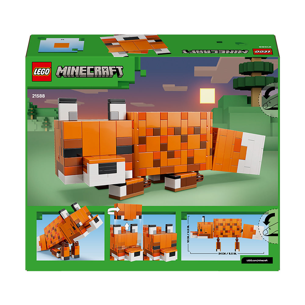 LEGO® Minecraft® The Fox Gaming Decoration Toy Gift 21588
