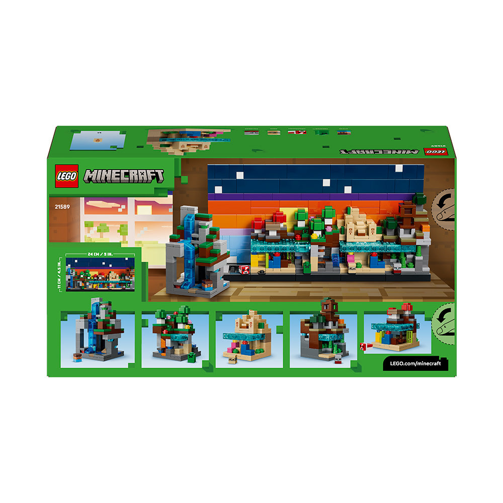 LEGO® Minecraft® Mini Biomes Gaming Art Building Set 21589