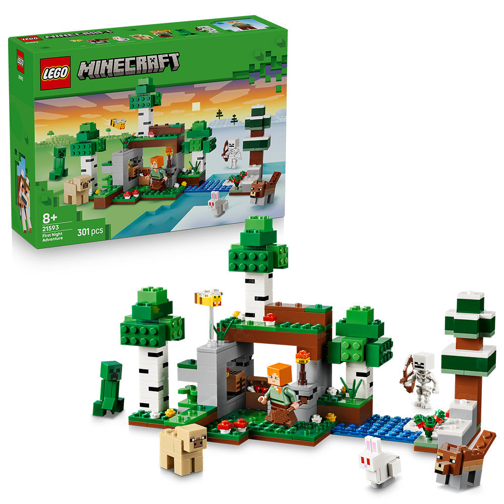 LEGO® Minecraft® First Night Adventure Building Toy 21593