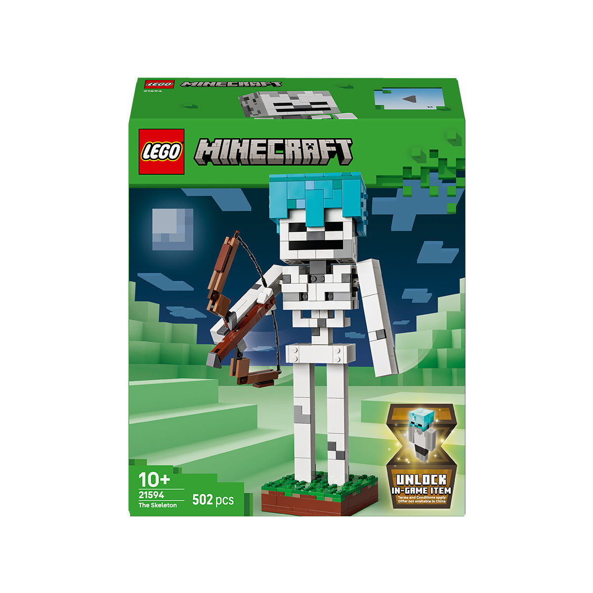 LEGO® Minecraft® The Skeleton Gaming Decor Toy 21594