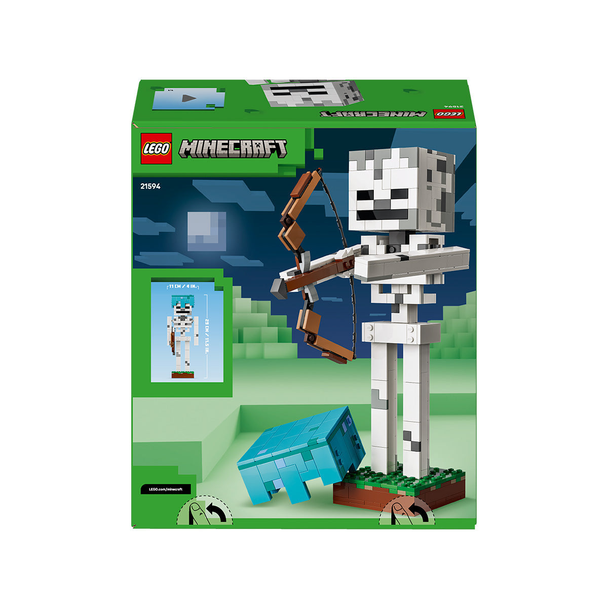 LEGO® Minecraft® The Skeleton Gaming Decor Toy 21594