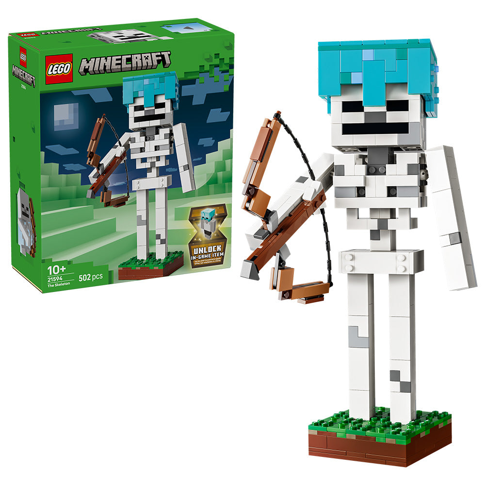 LEGO® Minecraft® The Skeleton Gaming Decor Toy 21594