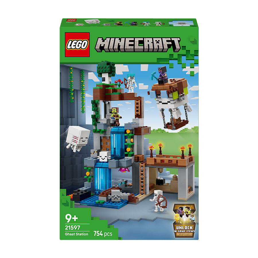 LEGO® Minecraft® Ghast Station Pretend Play Gamer Toy 21597