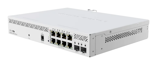 MikroTik Cloud Smart Switch CSS610-8P-2S+IN, 8x Gb 802.3af/at PoE-out ports, 2x SFP+ cages