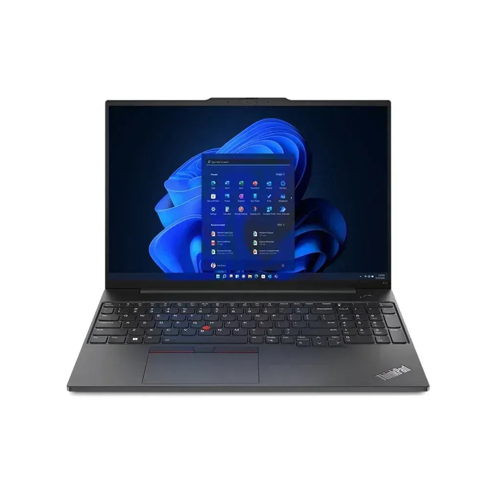 LENOVO THINKPAD E16, U7-155H, 16GB DDR5, 512GB SSD M.2 2242 NVME, INTEGRATED, WINDOWS 11 PRO 64, 16.0" WUXGA AG 300NITS, FHD IR CAM,GENERIC 2X2AX_6E+BT, Y-FPR,3 CELL 57WHR, 65W USB-C 3PIN-ZA, BKLT KB US-ENG W/NUMPAD 3 YEAR ONSITE - Guards On Duty Shop & Security Guards