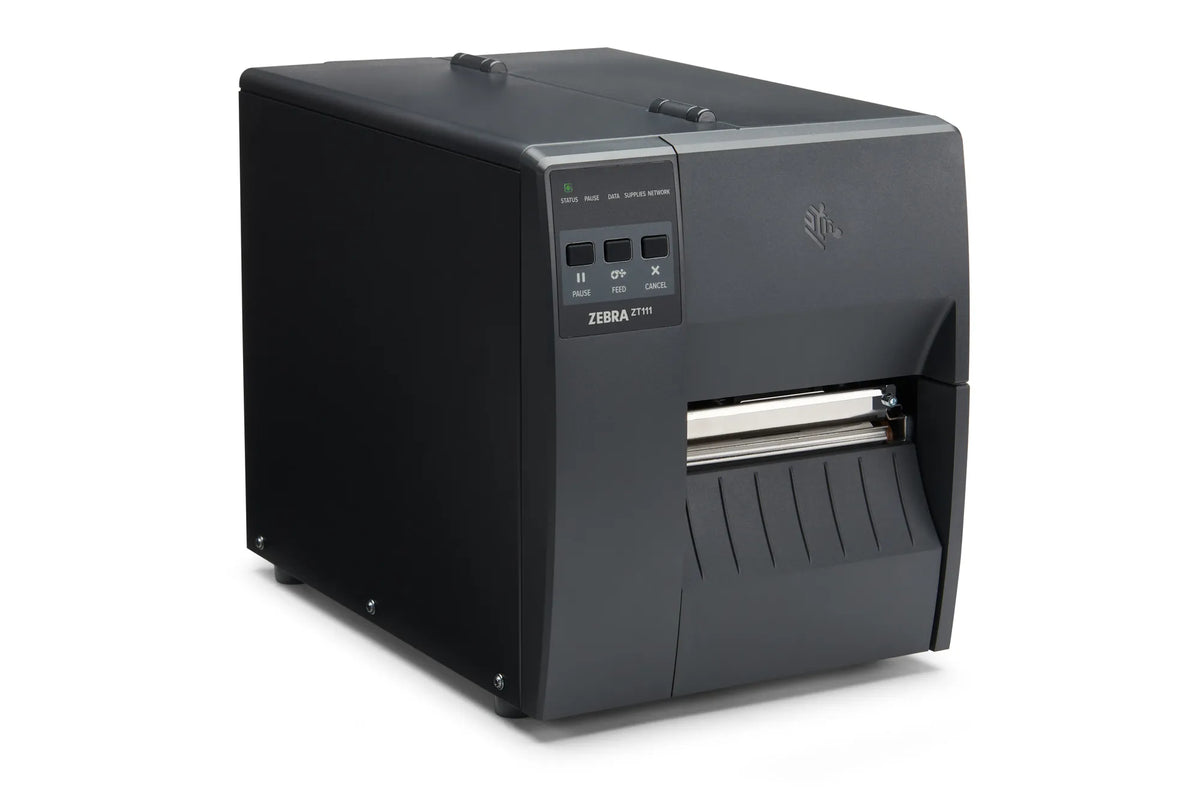Zebra TT Printer ZT111; 4''; 203 dpi; Thermal Transfer; Tear; EU/UK Cords; USB; Serial; Ethernet; BTLE; USB Host; EZPL