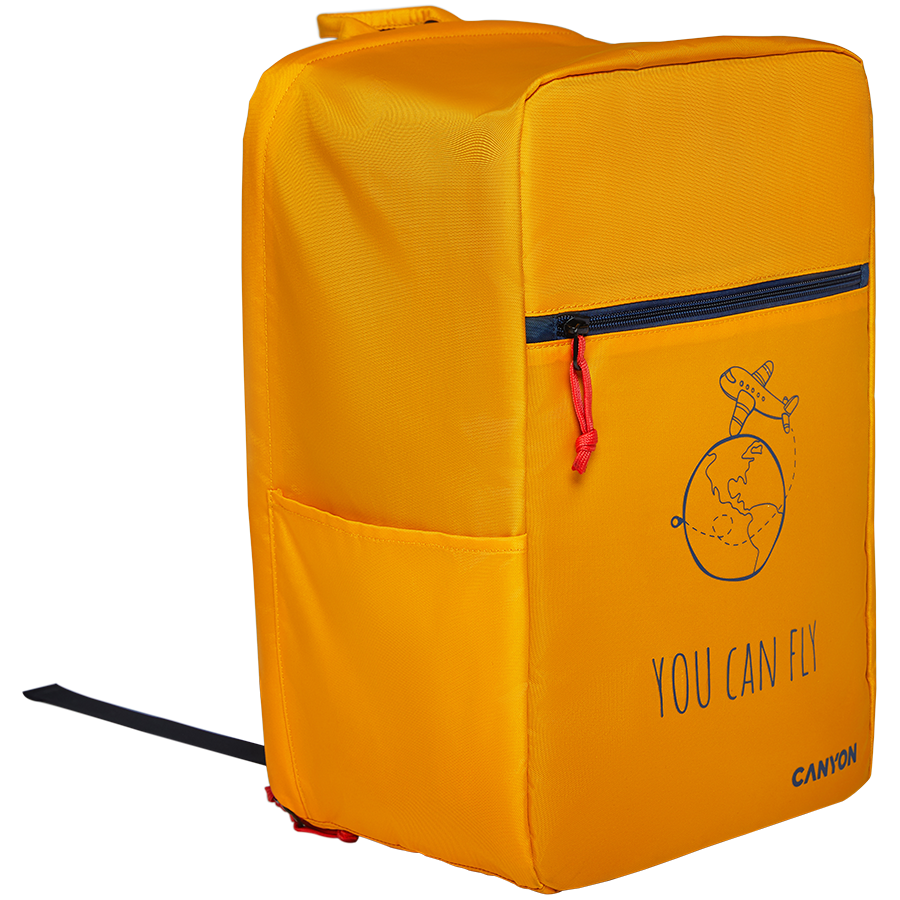 CANYON CSZ-03, cabin size backpack for 15.6'' laptop, polyester,yellow