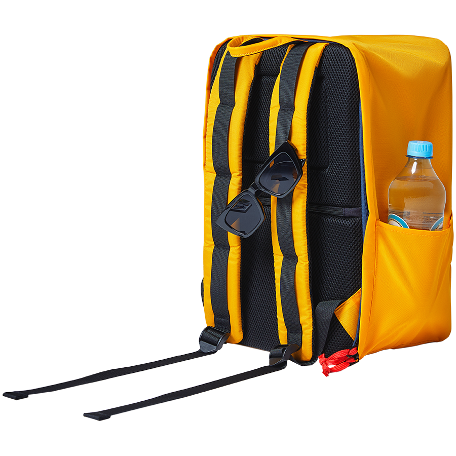 CANYON CSZ-03, cabin size backpack for 15.6'' laptop, polyester,yellow