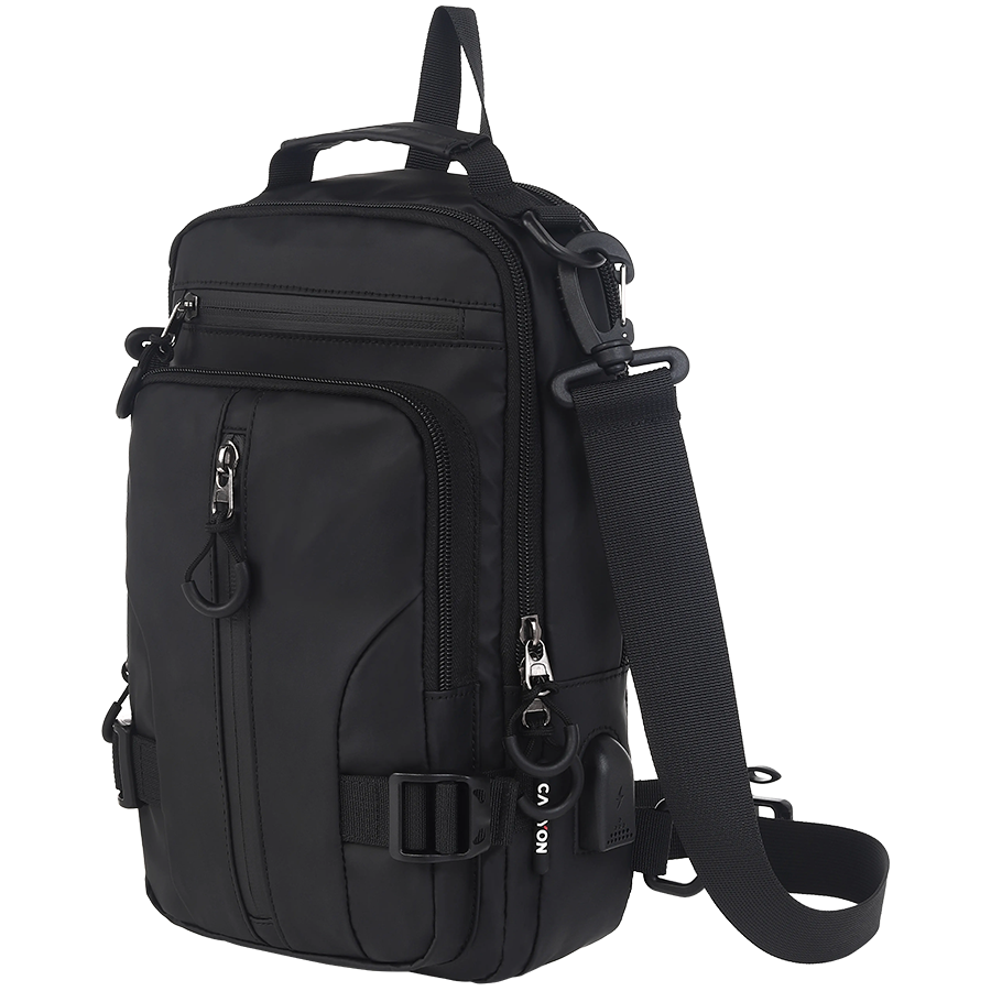 CANYON CB-1, fanny pack 290MM x160MM x90MMBlackExterior materials: 100% PolyesterInner materials:100% Polyester