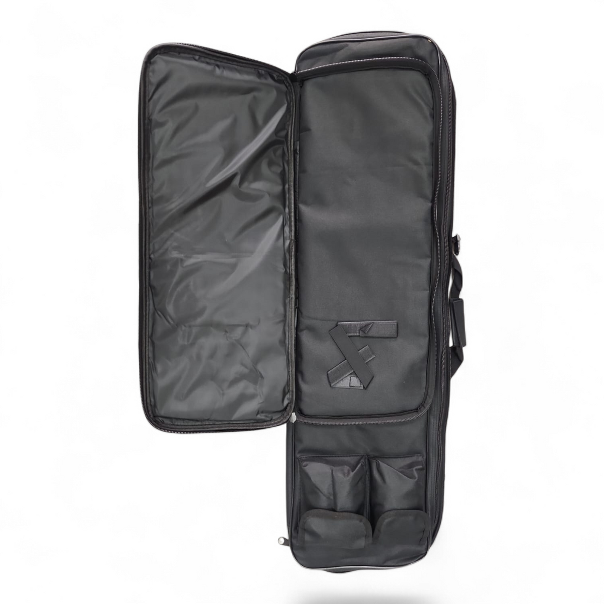 Ballistic Backpack Gun Case 95cm Black – Tactical Rifle Carry Bag with Shoulder Straps FAS9-7B