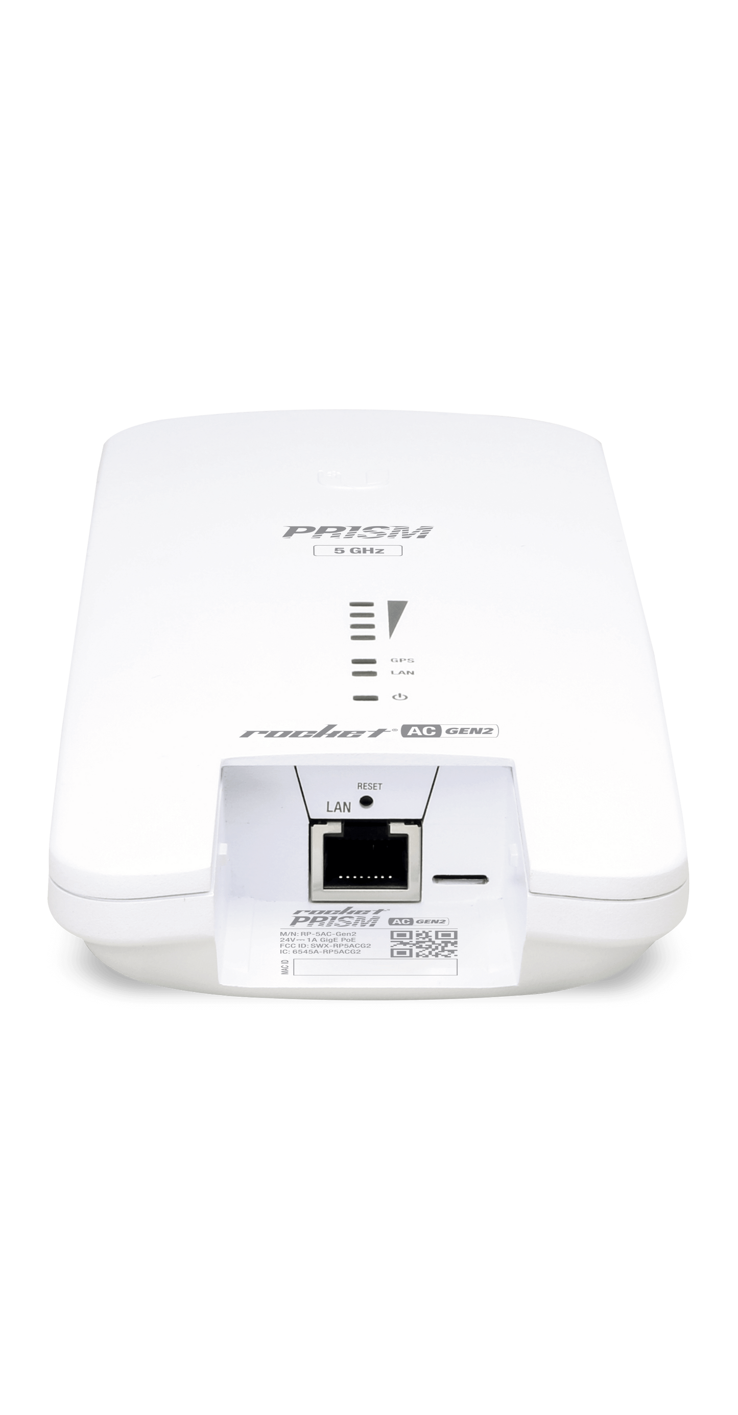 Ubiquiti UISP airMAX 5 GHz Rocket Prism 5AC Includes POE Injector | RP-5AC-Gen2