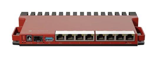 MikroTik L009UiGS with 8 x Gb LAN ports, 1 x 2.5 Gb SFP port, USB, desktop/1U rackmount case