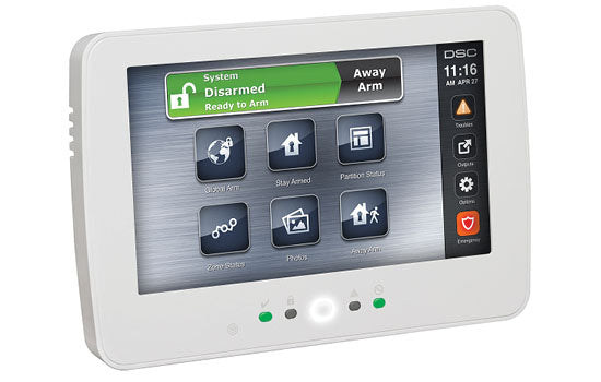Neo Touchscreen Keypad, Digital Picture Frame - SD card support, 7" full colour display, programmable labels, input/output terminal