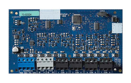 Neo Pro G3 Hardwire 8 Zone Expander Module - adds 8 hardwired zones, 125mA aux power output (PTC protected), tamper input