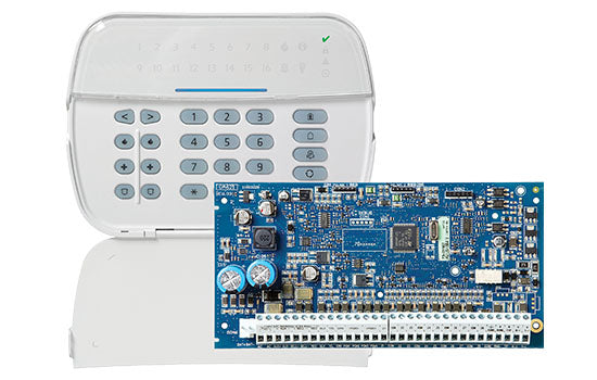 DSC Neo 16 Hybrid Control Panel Kit incl. - 1x LED Keypad, 2 x PIR, 2 x MAGW/B, 2 x EPB, TRFM, battery & siren, support PowerG devices