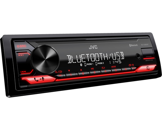 JVC KD-X282BT 1-Din Digital Media Receiver with Bluetooth