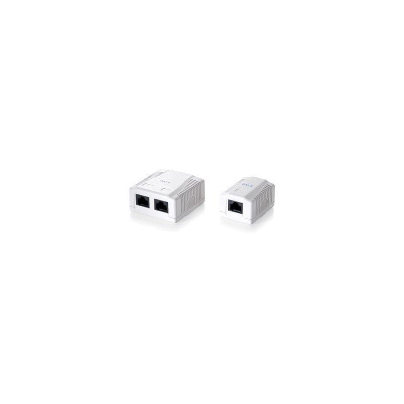 EQUIP WALLBOX, CAT6E UTP 2-PORT