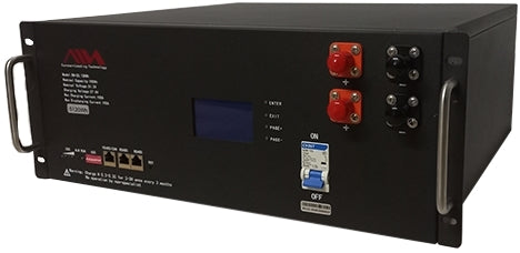 SUNNEW RACK MOUNT 5.12KWH LiFePo 51.2V DC INVERTER BATTERY - 10 year warranty