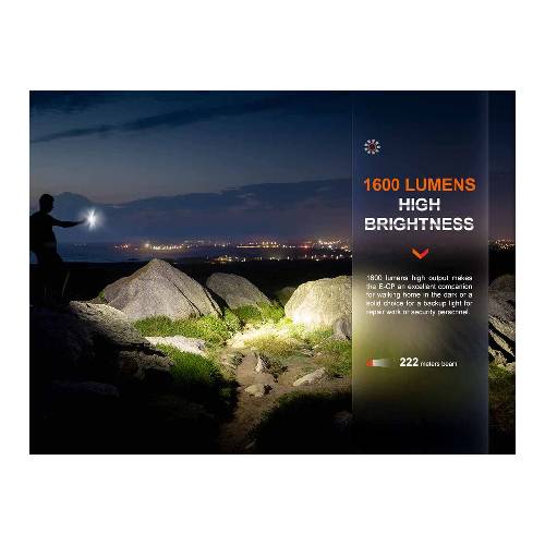 Fenix E-CP LED Flashlight (Black)