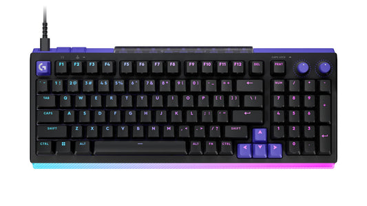 Logitech G512 X 98 Analog / Mechanical Gaming Keyboard | wired - RGB Key Backlighting & Lightbar| Black numpad