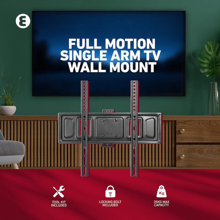 Ellies Solid series Full Motion Single Arm Mount 32"-65"TVs