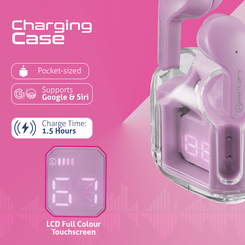 Amplify Lumina Series TWS Earphones - Purple