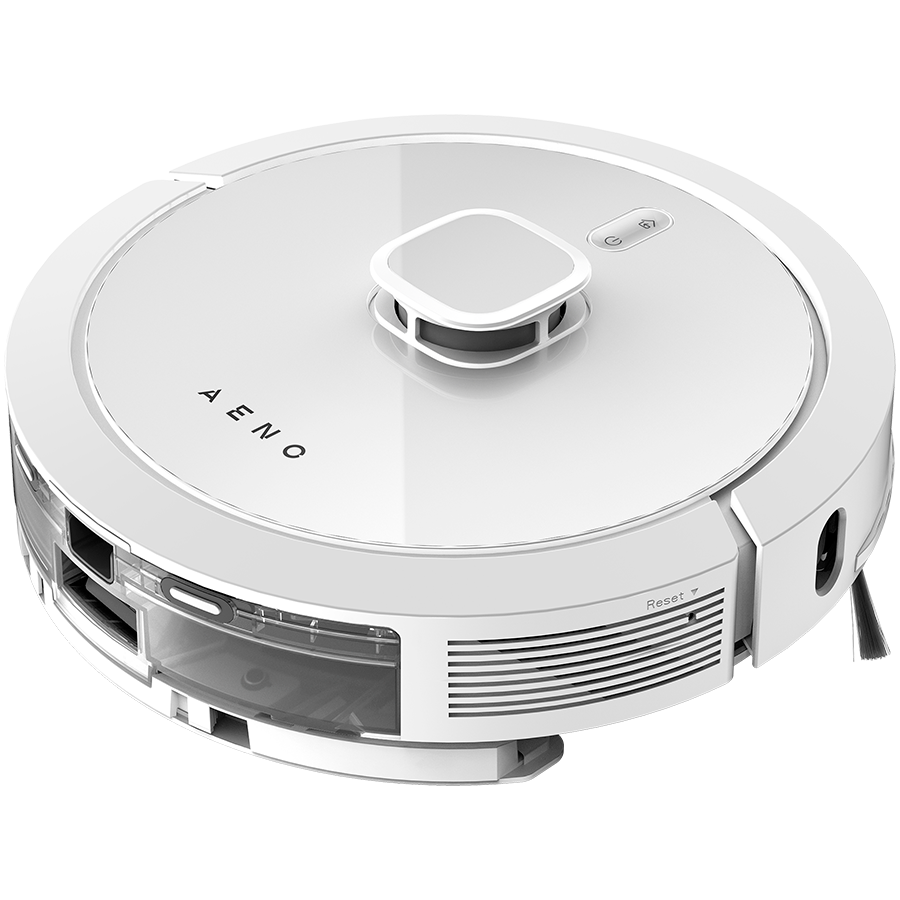 AENO RC4S Robot Vacuum, 2-in-1, HEPA Filter, Auto-Empty Tank, 4000Pa, White
