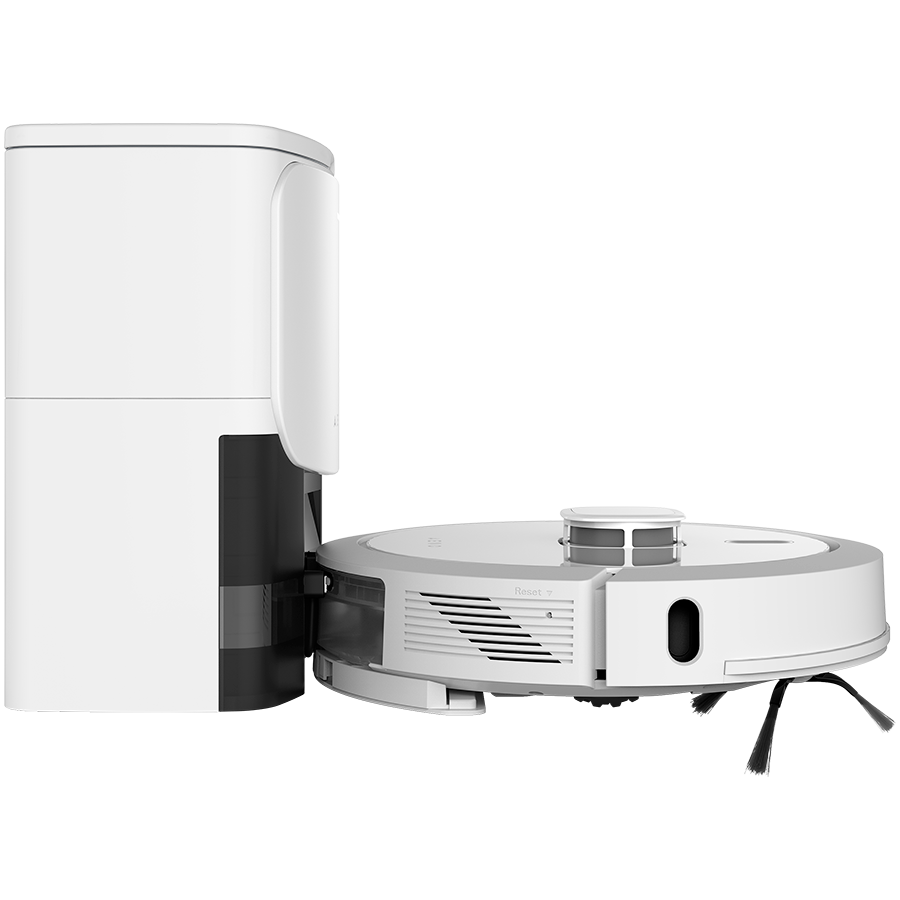 AENO RC4S Robot Vacuum, 2-in-1, HEPA Filter, Auto-Empty Tank, 4000Pa, White